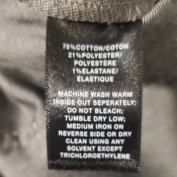 Lafayette 148 New York Shimmering Gray Straight Leg Pants - Picture 8 of 8